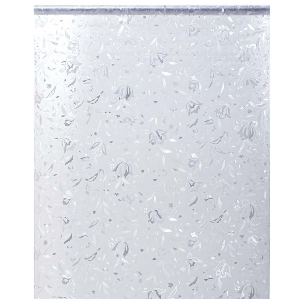 vinduesfolie 90x500 cm blomstermønster PVC matteret