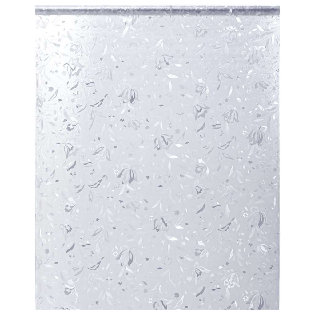 vinduesfolie 90x500 cm blomstermønster PVC matteret