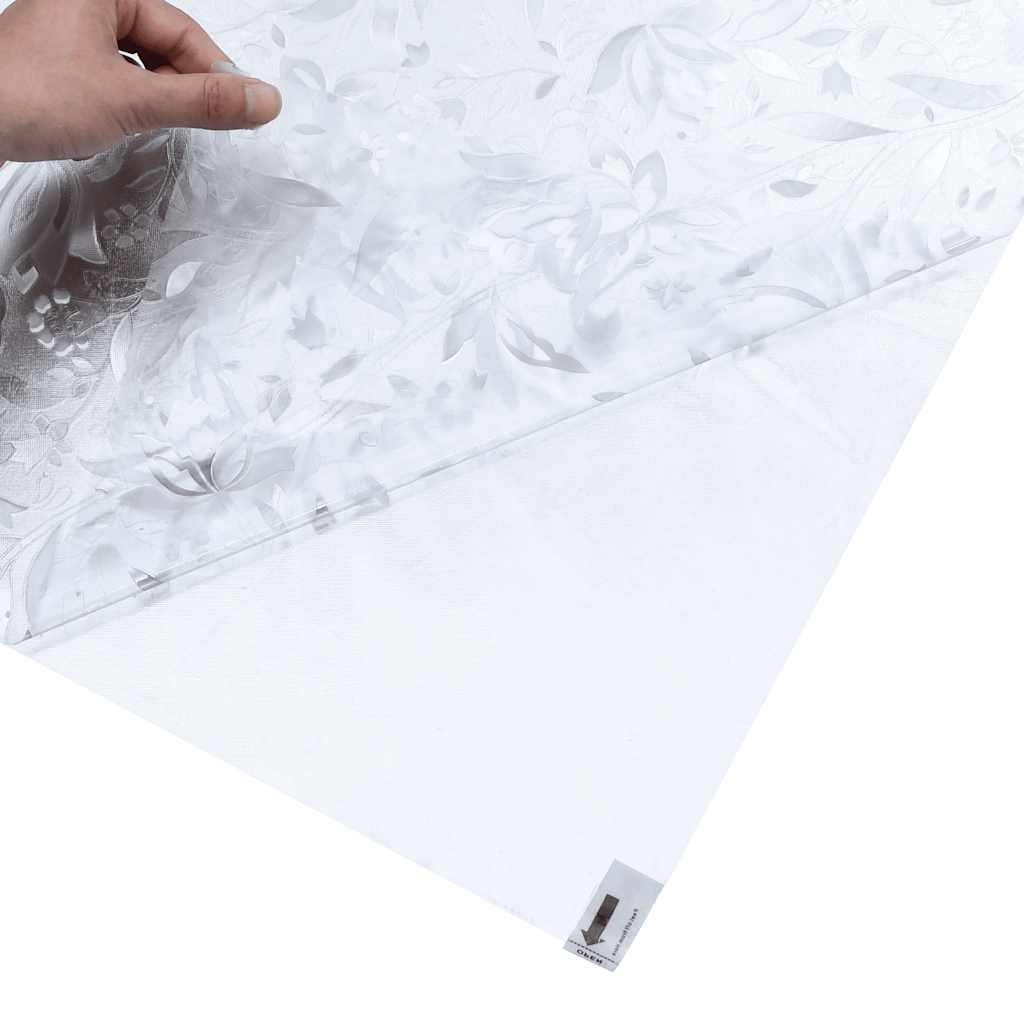 vinduesfolie 90x500 cm blomstermønster PVC matteret
