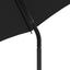 2-personers havesofa med parasol og skamler polyrattan lysegrå