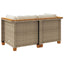 hjørnemoduler til havesofa 2 stk. med hynder polyrattan beige