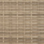 3-personers havesofa med baldakin og skamler polyrattan beige