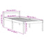 seniorseng 90x200 cm massivt fyrretræ gyldenbrun