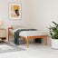seniorseng 90x200 cm massivt fyrretræ gyldenbrun