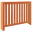 radiatorskjuler 108,5x19x84 cm massivt fyrretræ gyldenbrun
