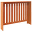 radiatorskjuler 108,5x19x84 cm massivt fyrretræ gyldenbrun