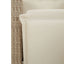 spisebordssæt til haven 5 dele med hynder polyrattan beige