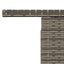 havebord 100x55x73 cm polyrattan og akacietræ grå