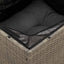 hjørnemodul til havesofa med hynder polyrattan grå