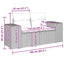 2-personers havesofa med hynder polyrattan lysegrå