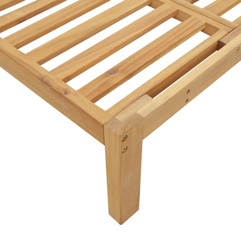 midtermoduler til pallesofa 2 stk. med hynder massivt akacietræ