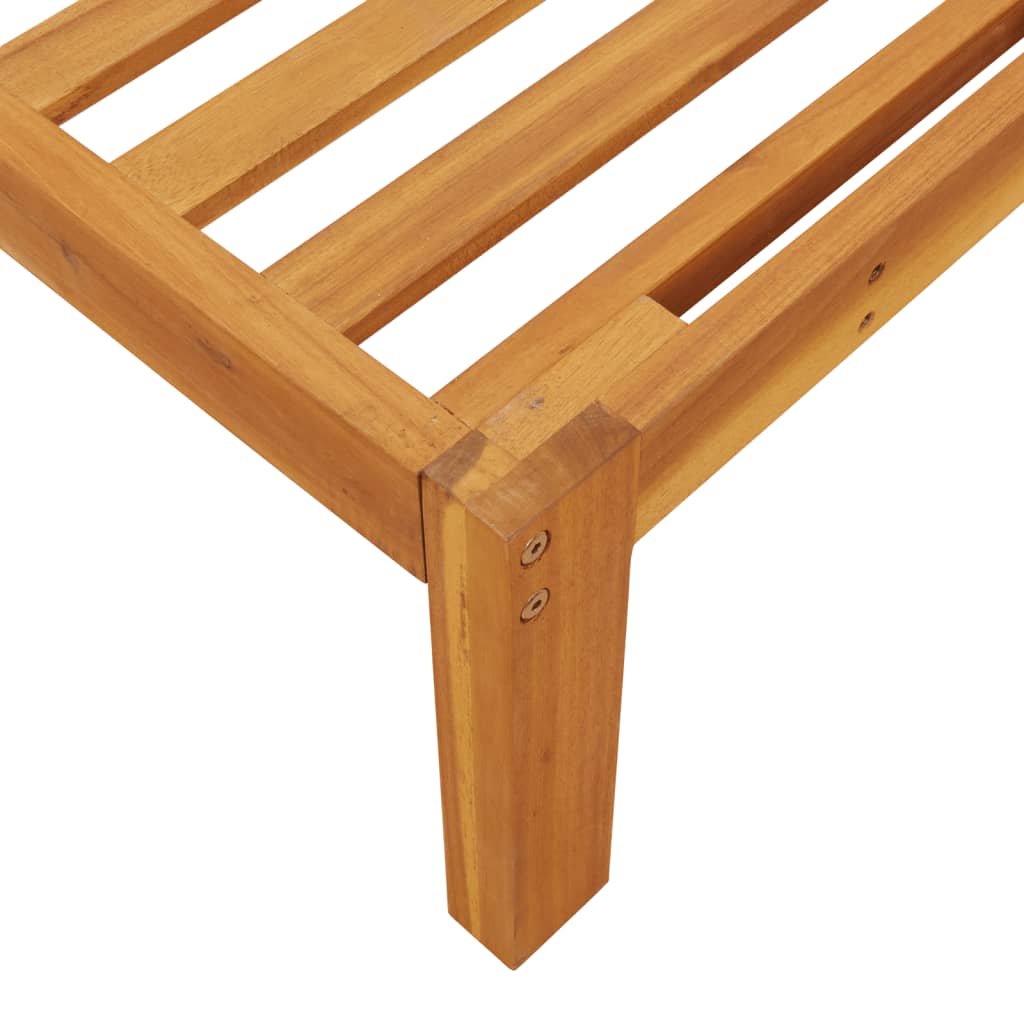 midtermoduler 2 stk. til pallesofa massivt akacietræ