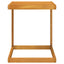 C-formet bord 42x40x50 cm massivt akacietræ