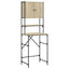 vaskemaskineskab 68x48,5x194 cm sonoma-eg
