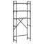vaskemaskineskab 67x25x163 cm konstrueret træ sonoma-eg