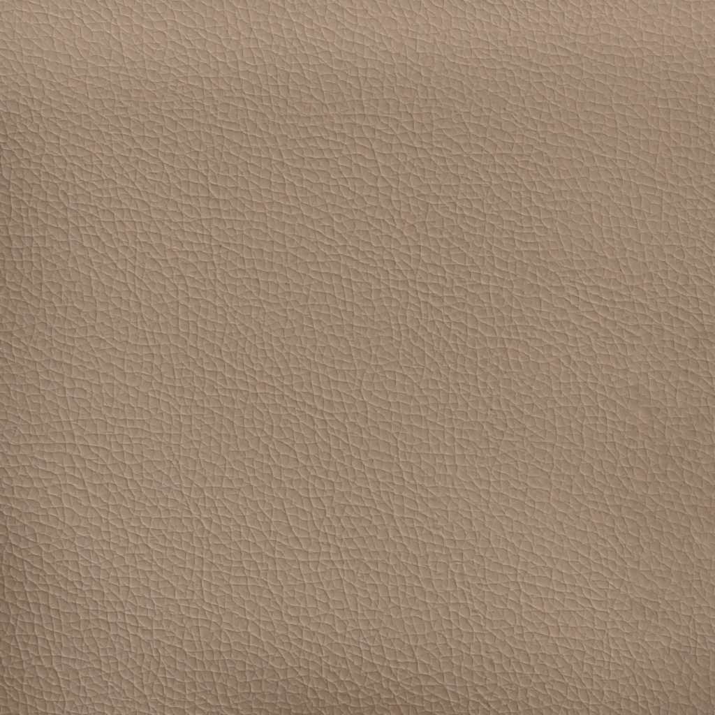 sengeramme uden madras Hvar 200x200 cm kunstlæder cappuccinofarvet