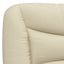 seng med madras Hvar 90x190 cm stof cremefarvet