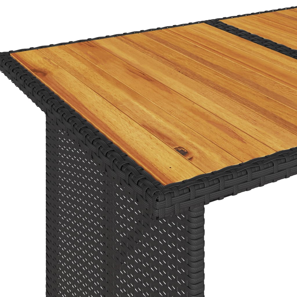 sofasæt til haven 6 dele med hynder polyrattan sort