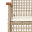 spisebordssæt til haven 3 dele med hynder polyrattan beige