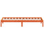 daybed uden madras 80x200 cm massivt fyrretræ gyldenbrun