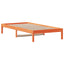 daybed uden madras 80x200 cm massivt fyrretræ gyldenbrun