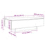sofabord 100x49,5x31 cm konstrueret træ sonoma-eg