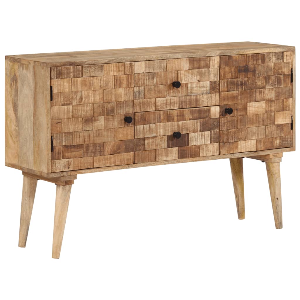 skænk 110x30x70 cm massivt mangotræ