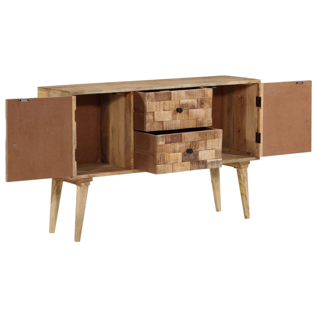 skænk 110x30x70 cm massivt mangotræ