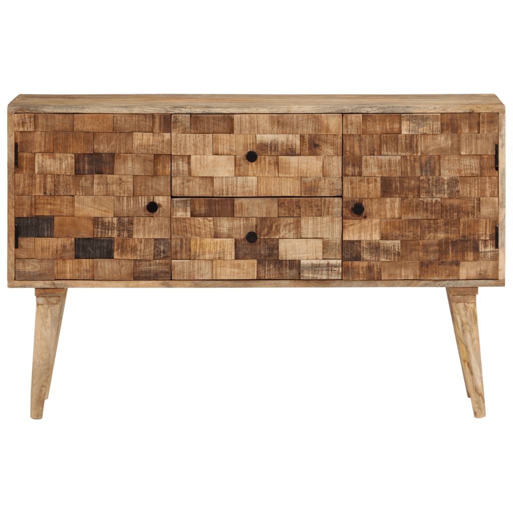 skænk 110x30x70 cm massivt mangotræ