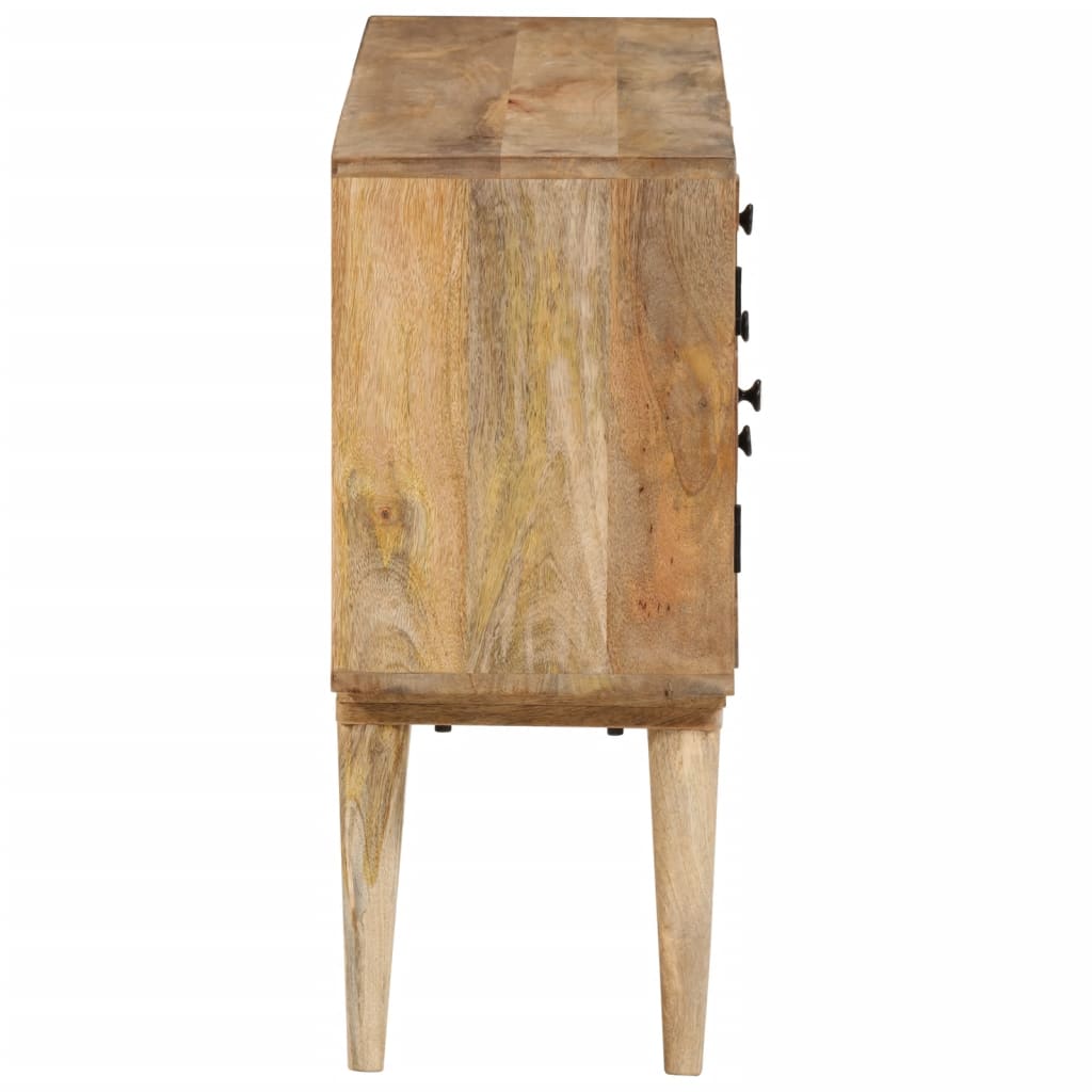 skænk 110x30x70 cm massivt mangotræ