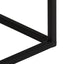 konsolbord 110x30x75 cm massivt ru mangotræ og jern