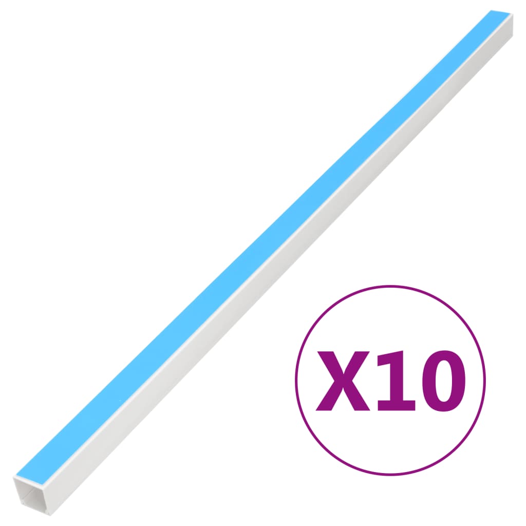 selvklæbende kabelkanal 30x20 mm 10 m PVC