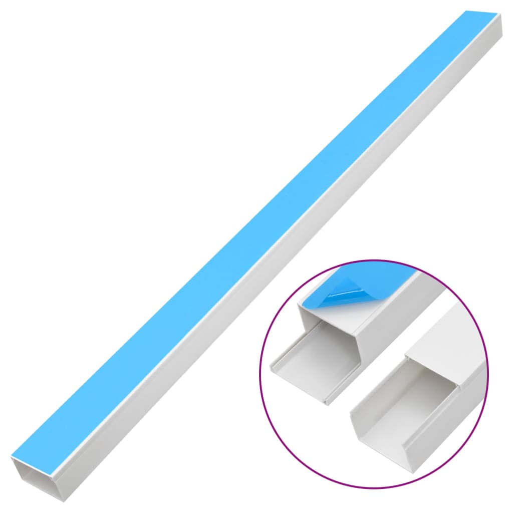 selvklæbende kabelkanal 150x50 mm 10 m PVC