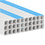 selvklæbende kabelkanal 10x10 mm 30 m PVC