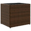plantekasser 2 stk. 36x30x32 cm polyrattan brun