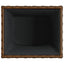 plantekasser 2 stk. 36x30x32 cm polyrattan brun