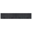 gulvtæppe 70x400 cm rektangulær bambus grå