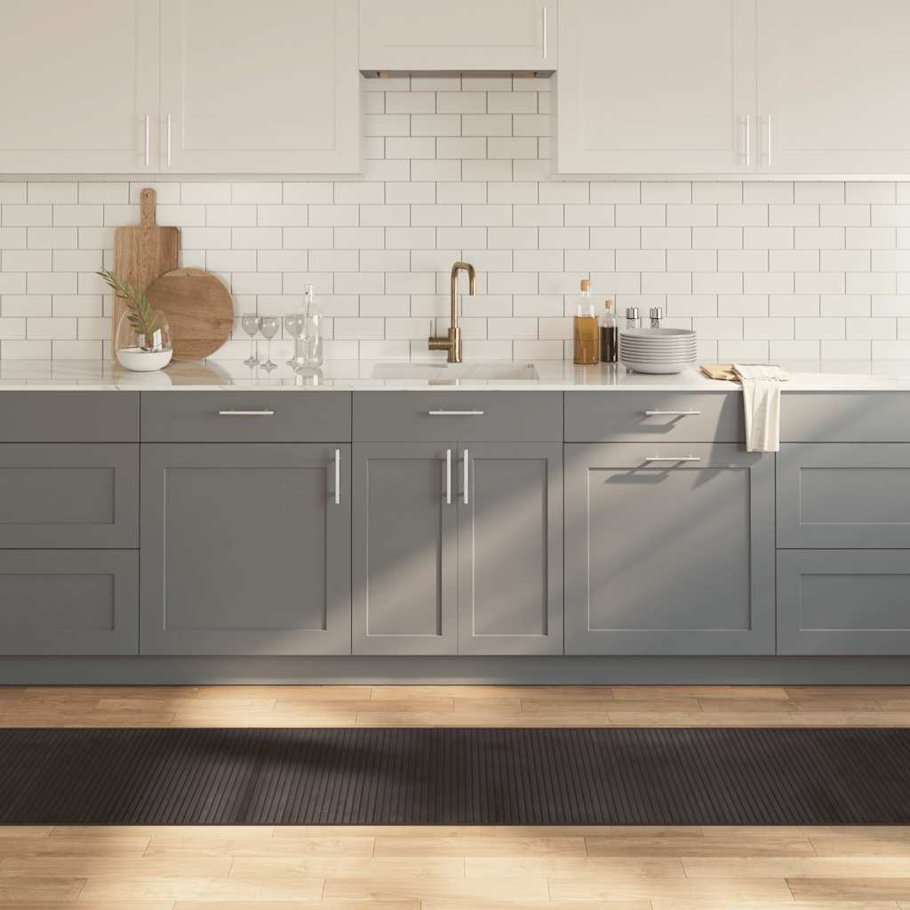 Gulvtæppe Rektangulær Bambus - Mørkebrun / 60 x 500 cm