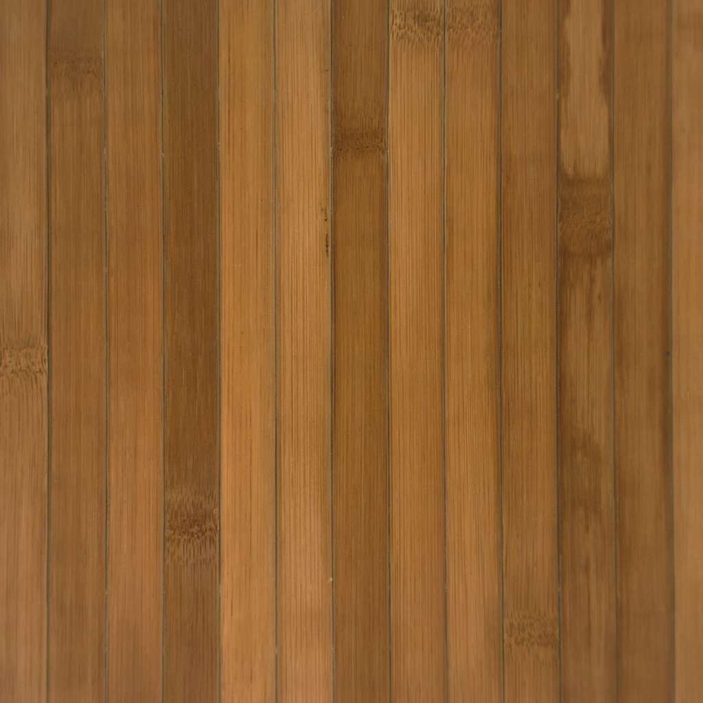 gulvtæppe 80x1000 cm rektangulær bambus brun