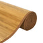 gulvtæppe 100x300 cm rektangulær bambus naturfarvet