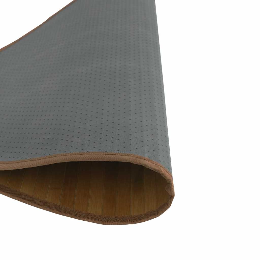 gulvtæppe 60 cm bambus brun