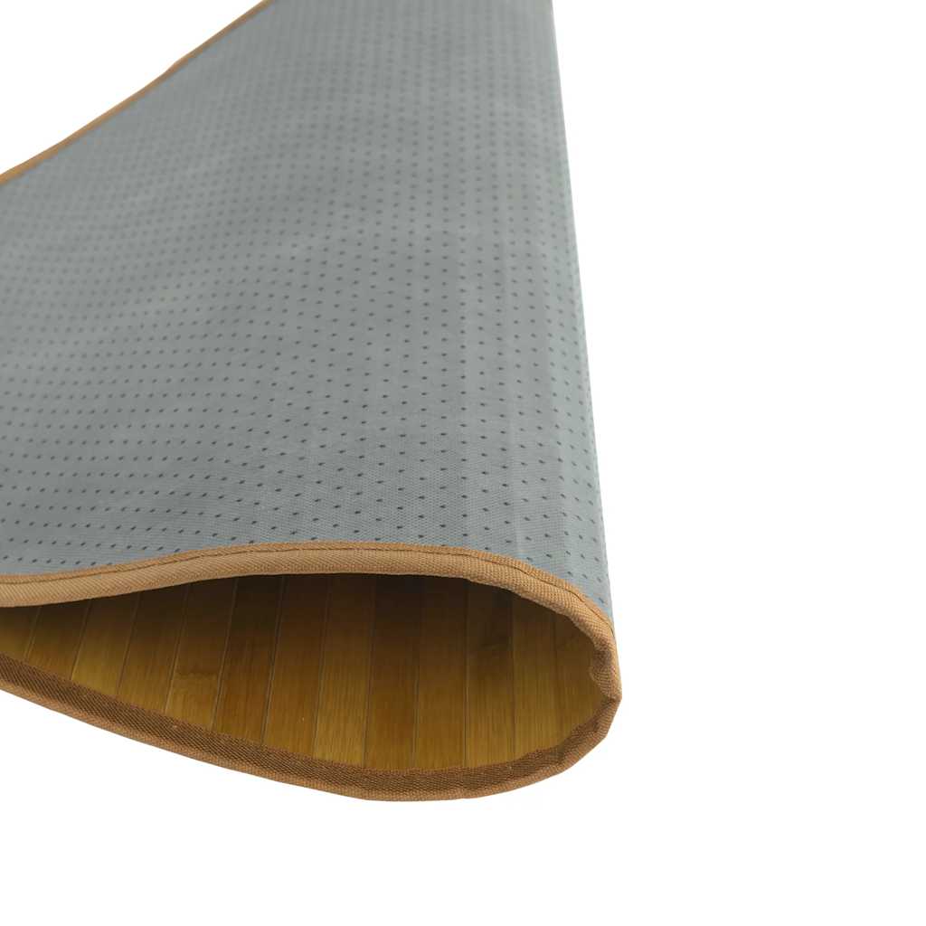 gulvtæppe 100 cm bambus naturfarve
