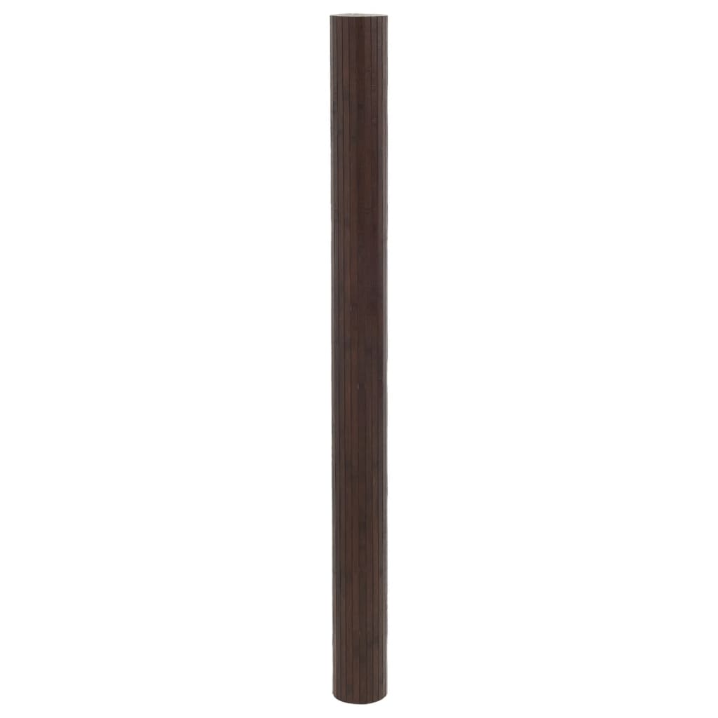 rumdeler bredde 600 cm højde 165 cm bambus mørkebrun