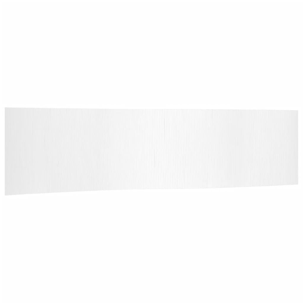rumdeler bredde 800 cm højde 165 cm bambus hvid