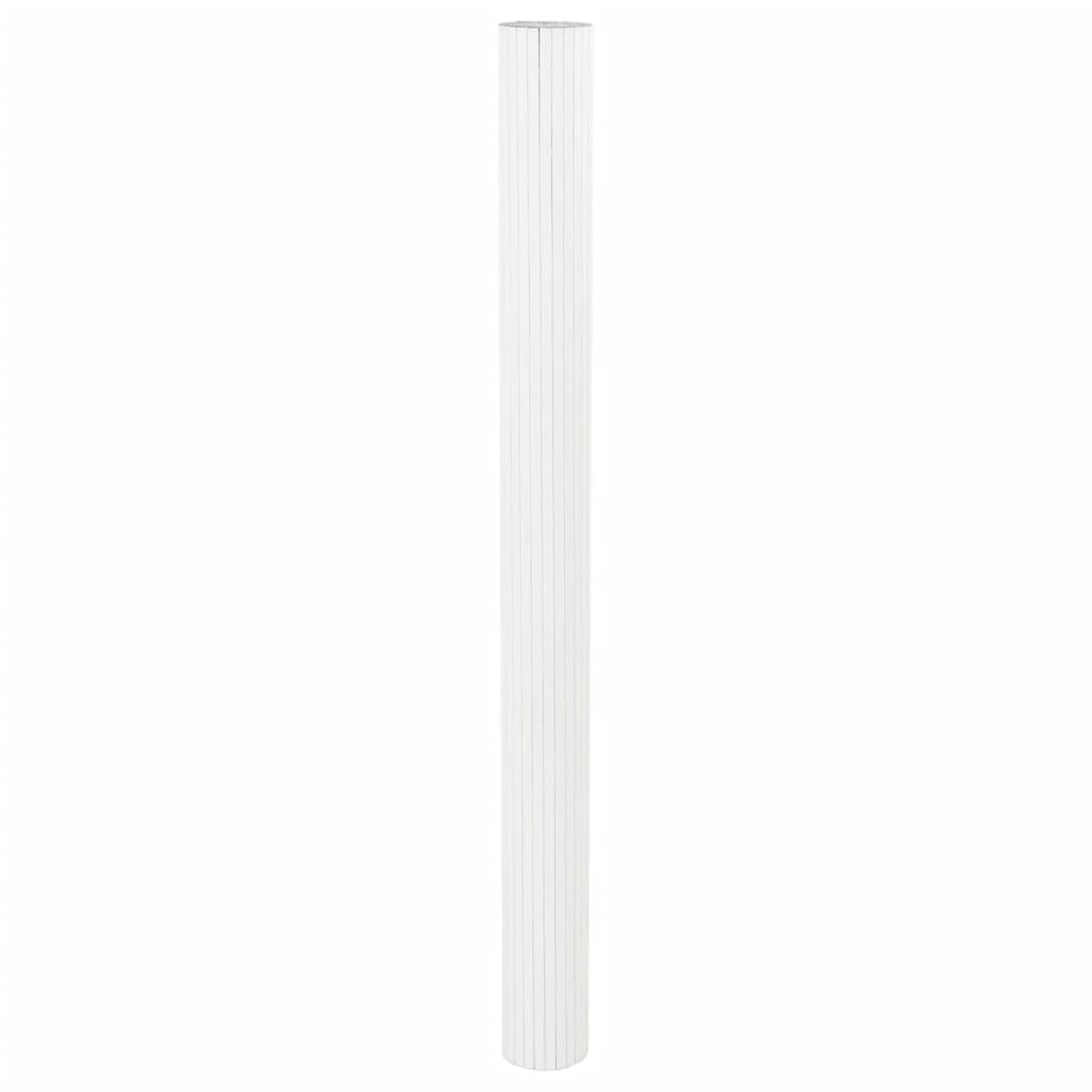 rumdeler bredde 800 cm højde 165 cm bambus hvid