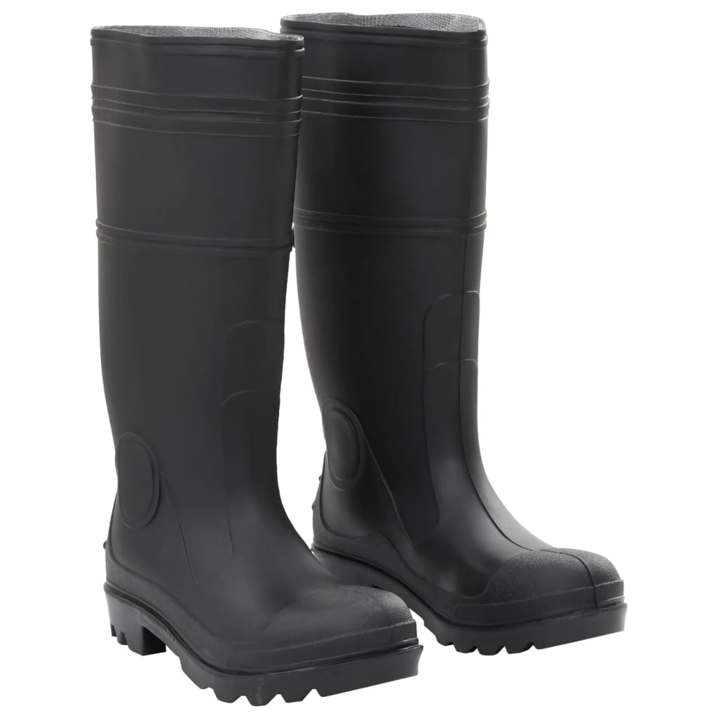 gummistøvler str. 39 PVC sort billede