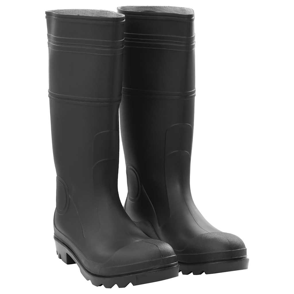 gummistøvler str. 46 PVC sort billede
