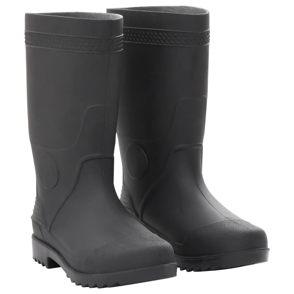 gummistøvler str. 39 PVC sort billede