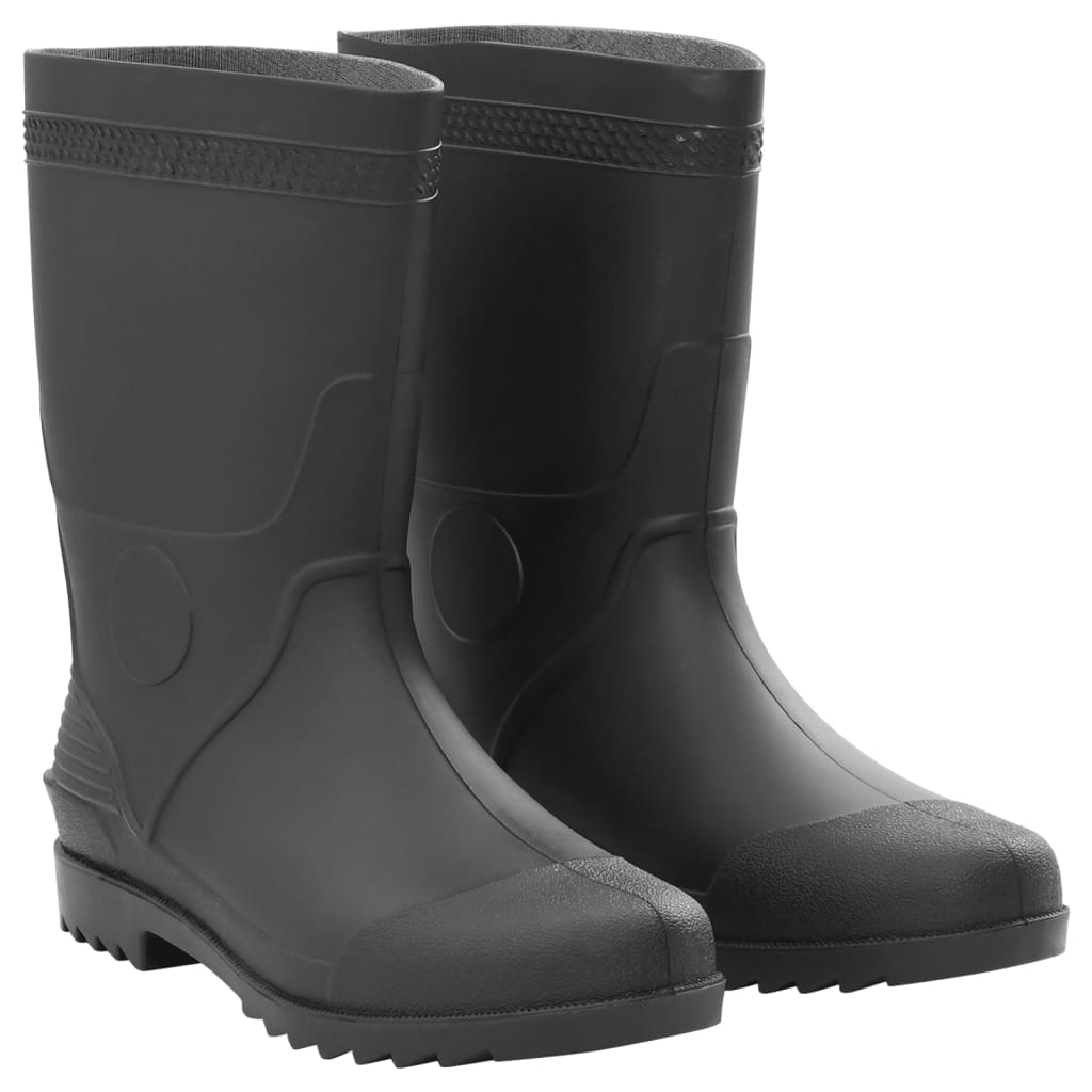 gummistøvler str. 45 PVC sort billede