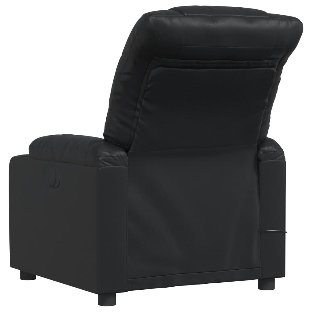 massagestol kunstlæder sort